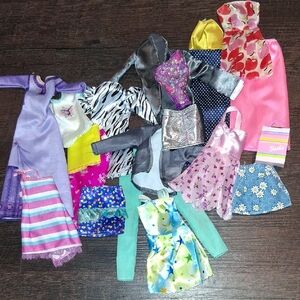 Assorted Doll Clothes 19 Piece Set